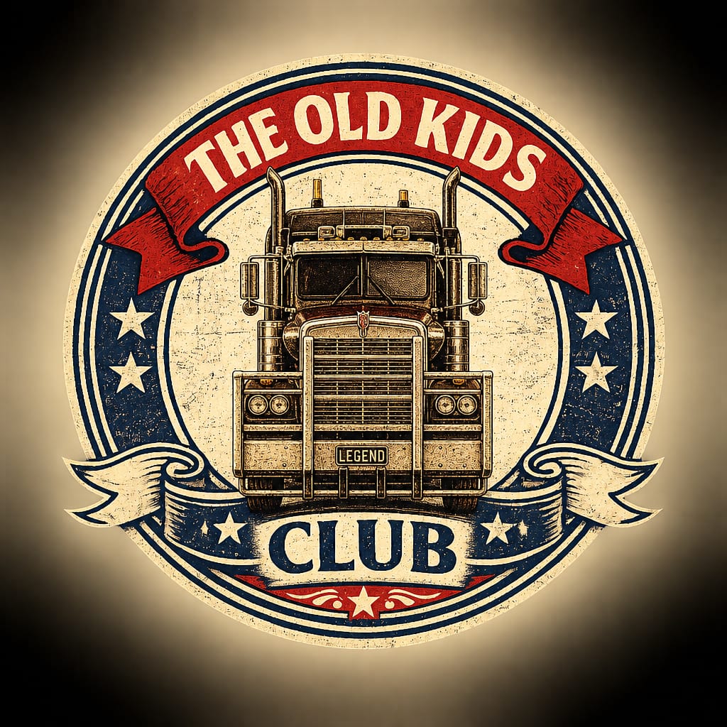 The Legend Truck vintage badge design